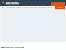 Tablet Screenshot of dacza-international.com